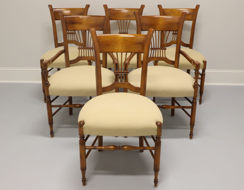 SOLD - BAKER Milling Road Spindle Country Cottage Farmhouse Dining Chairs - Set of 6