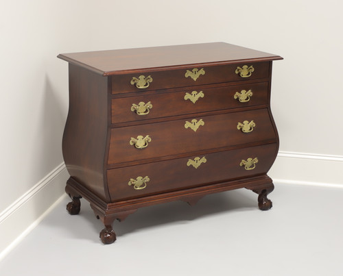 Mahogany Chippendale Style Bombe Chest with Ball in Claw Feet