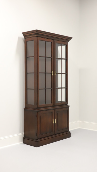 SOLD - STATTON Old Towne Cherry Chippendale Curio China Cabinet