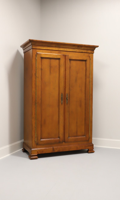 SOLD - BAKER Milling Road Maple Traditional Armoire / Linen Press