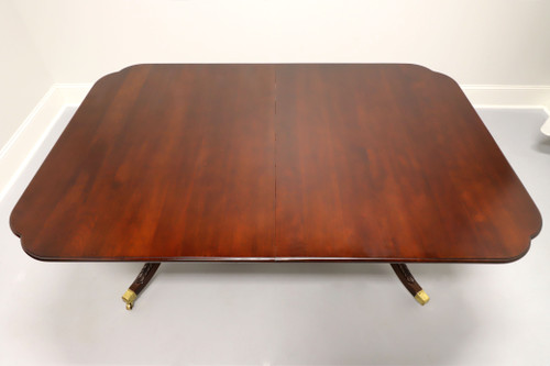 SOLD - STATTON Old Towne Solid Cherry Traditional Double Pedestal Dining / Banquet Table