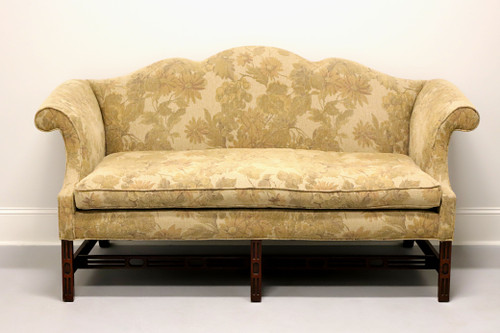 SOLD - SOUTHWOOD Camel Back Chippendale Style Sofa