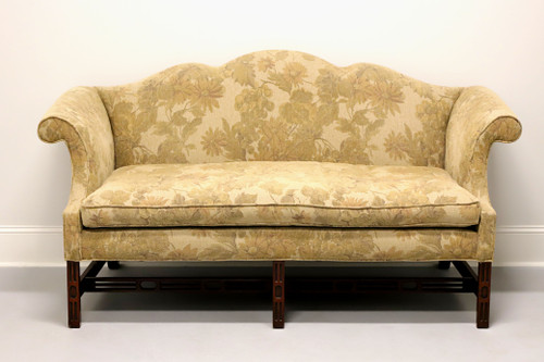 SOLD - SOUTHWOOD Camel Back Chippendale Style Sofa