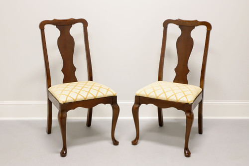 SOLD - PENNSYLVANIA HOUSE Solid Cherry Queen Anne Dining Side Chairs -  Pair A