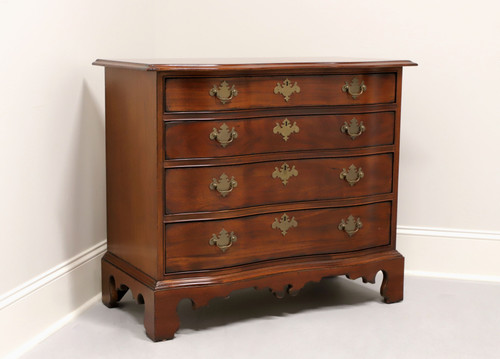 SOLD - DREXEL HERITAGE Mahogany Collection Chippendale Serpentine Bachelor Chest