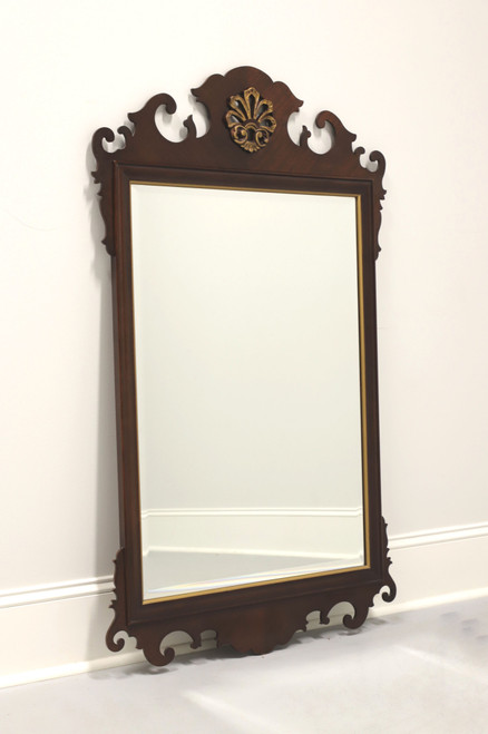 SOLD - DREXEL HERITAGE 18th Century Classics Ornate Carved Mahogany Beveled Wall Mirror