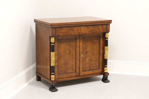 SOLD - BAKER Neoclassical Mahogany Nightstand with Paw Feet B