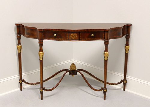 SOLD - MAITLAND SMITH "Nathan" Crotch Mahogany Georgian Console Table 8128-34 