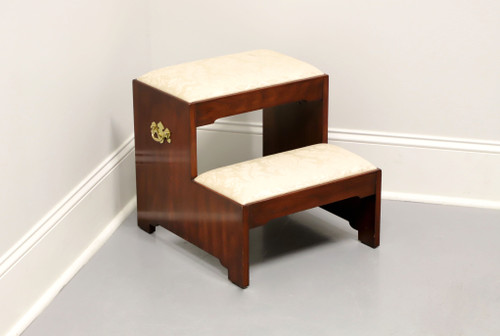 SOLD - HENKEL HARRIS 181 24 Solid Wild Black Cherry Chippendale Bed Steps