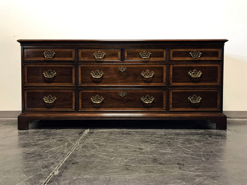 SOLD OUT - DREXEL HERITAGE 18th Century Collection Banded Mahogany Dresser
