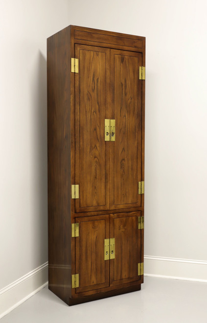 SOLD - HENREDON Scene One Campaign Style Armoire Cabinet - B