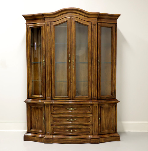 SOLD - DREXEL HERITAGE Grand Villa French Provincial Style Oak China Cabinet