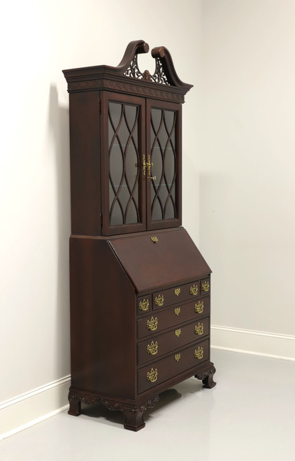SOLD - JASPER Solid Cherry Chippendale Style Secretary Desk