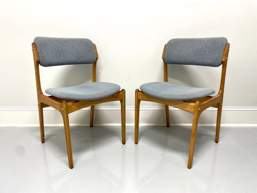 SOLD - Erik Buch for Mobler Model 49 Oak Danish Mid Century Modern Side Chairs - Pair A