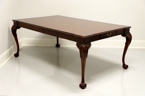 SOLD - CENTURY Banded Burl Mahogany Chippendale Dining Table