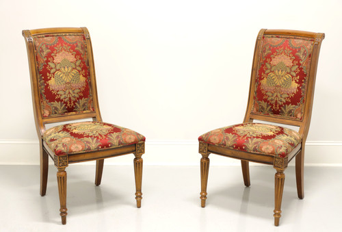 SOLD - ETHAN ALLEN Townhouse Addison French Provincial Louis XVI Dining Side Chairs - Pair A