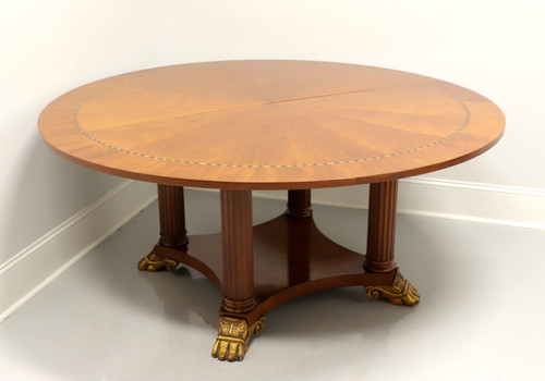 SOLD - HENREDON Neoclassical Round Pedestal Dining Table
