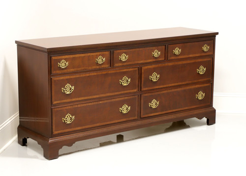 SOLD - HICKORY FURNITURE American Masterpiece Collection Banded Mahogany Chippendale Dresser
