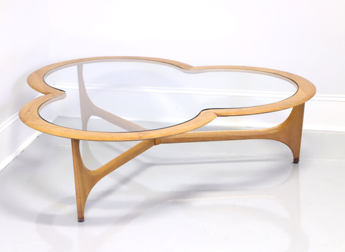 SOLD - LANE "Silhouette" MCM Clover Leaf Coffee Cocktail Table