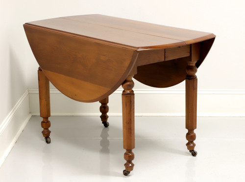 SOLD - Antique Walnut Oval Drop-Leaf Dining Table