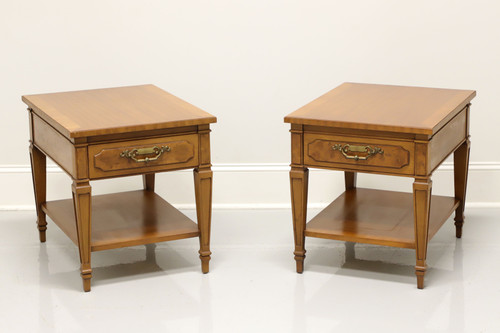 SOLD - DREXEL HERITAGE "Repertoire" Mid 20th Century End Side Tables - Pair