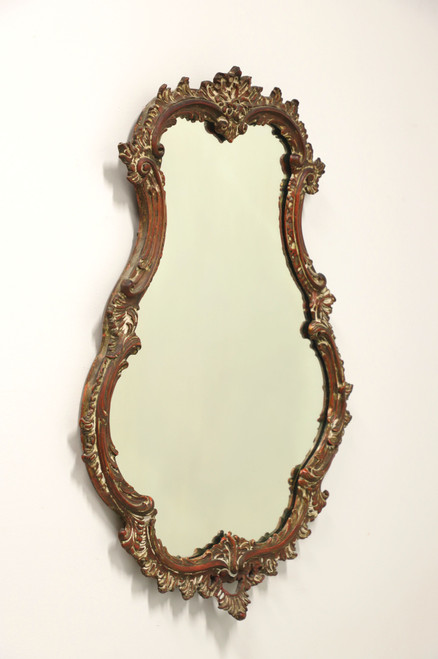 SOLD - Antique Carved Wood French Wall Mirror