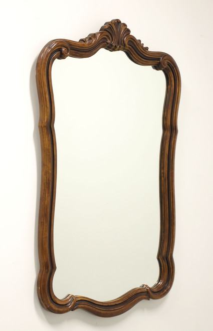 SOLD - DREXEL French Country Style Carved Walnut Wall Mirror