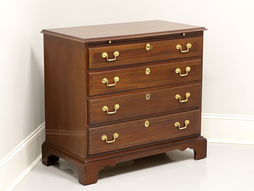 SOLD - COUNCILL CRAFTSMEN Banded Mahogany Chippendale Style Bachelor Chest