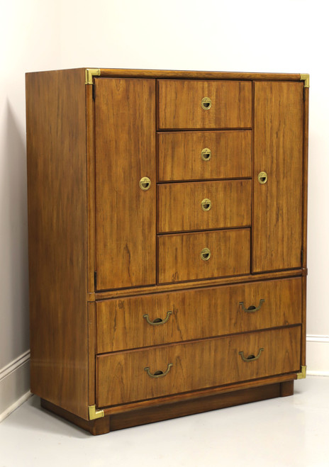 SOLD - DREXEL HERITAGE Accolade Campaign Style Gentleman's Chest