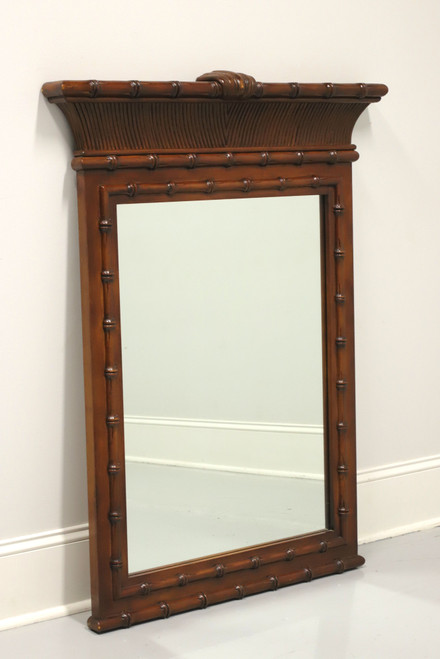 Late 20th Century Faux Bamboo Wall Mirror