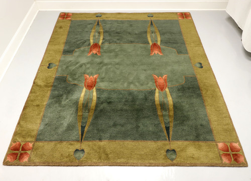 SOLD - Stickley "Monterey Mist" Nepalese Hand-Knotted 8'x10' Area Rug