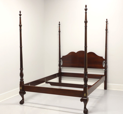SOLD - STATTON Old Towne Cherry Chippendale Style Queen Size Four Poster Bed
