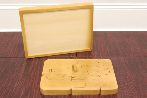 SOLD - Contemporary Replica of Danese Milano 16 Animali Puzzle by Enzo Mari