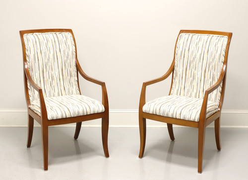 SOLD - MASTERCRAFT Contemporary Dining Armchairs - Pair