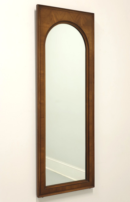 SOLD - WHITE OF MEBANE Mid 20th Century Modern Walnut Arched Wall Mirror