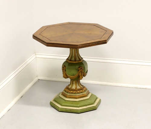 SOLD - DREXEL Velero Mid 20th Century Spanish Style Octagonal Accent Table