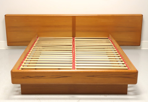 SOLD - JESPER Teak Danish Mid Century Modern Queen Size Platform Bed