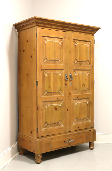 SOLD - DREXEL HERITAGE Sonora Pine Spanish Mission Armoire / Linen Press