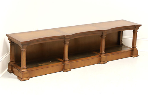 SOLD - TOMLINSON 1960's Neoclassical Low Console Table / Media Stand