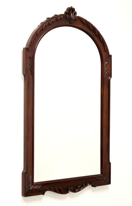 HENKEL HARRIS H-30 29 Carved Mahogany Traditional Large Beveled Wall Mirror - A