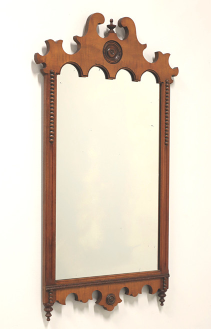 SOLD - Early 20th Century Walnut Chippendale Style Wall Mirror