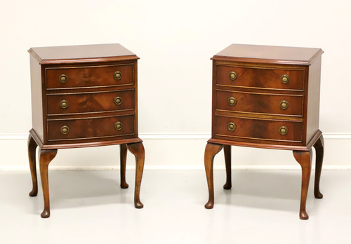 SOLD - BEVAN FUNNELL Reprodux Mahogany Georgian End Side Tables - Pair