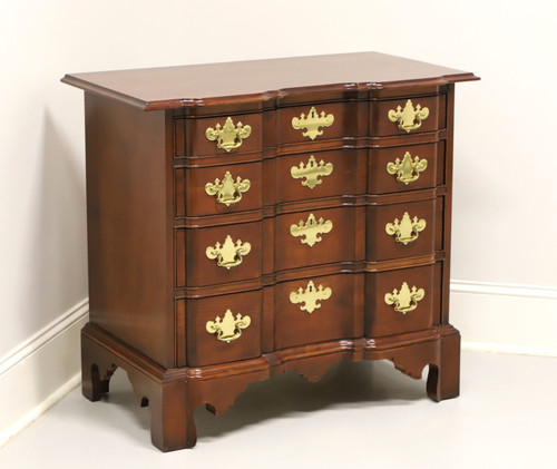 SOLD - COUNCILL CRAFTSMEN Solid Cherry Chippendale Block Front Chest