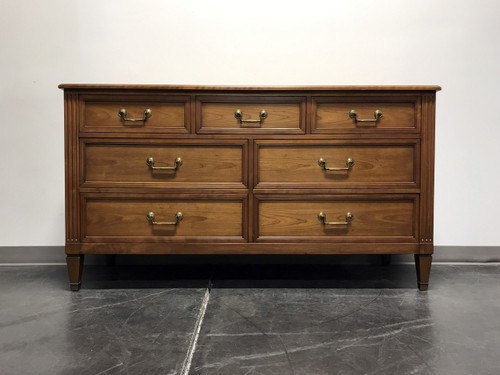 SOLD OUT - KINDEL Belvedere Cherry 7 Drawer Mid Century Neo-Classical Dresser