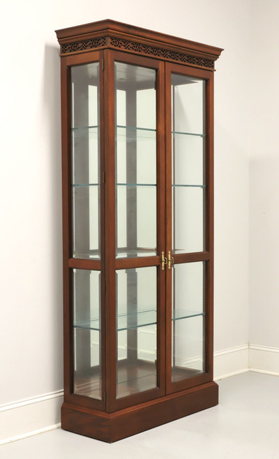 SOLD - STICKLEY Mahogany Chippendale Curio Display Cabinet - B