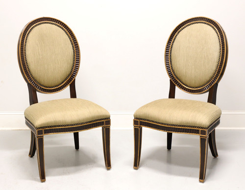 SOLD - MARGE CARSON Rue Royale Contemporary French Dining Side Chairs - Pair A