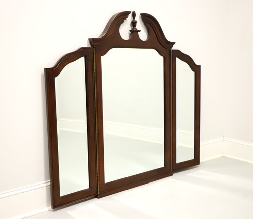 SOLD - THOMASVILLE Collectors Cherry Chippendale Tri-Fold Dresser Mirror