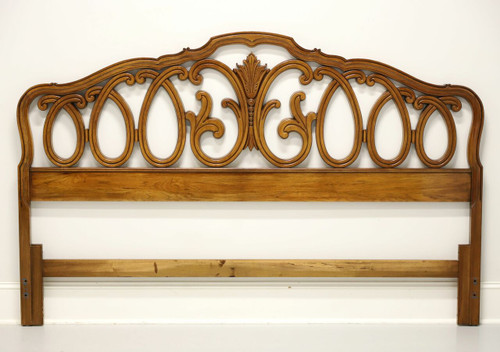 SOLD - THOMASVILLE Pecan French Country King Size Headboard