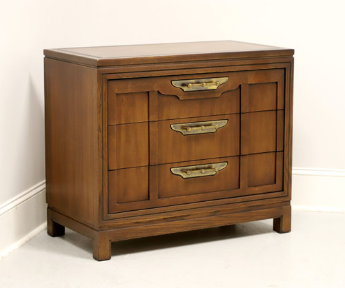 SOLD - FANCHER Oak & Walnut Asian Influenced Bachelor Chest