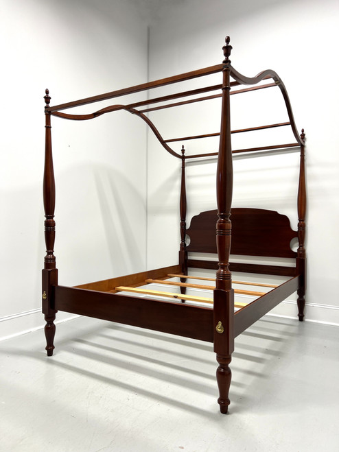 LINK-TAYLOR Heirloom Solid Mahogany Full Size Four Poster Canopy Bed